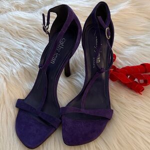 Cathy Jean Deep Purple Women's Heels
